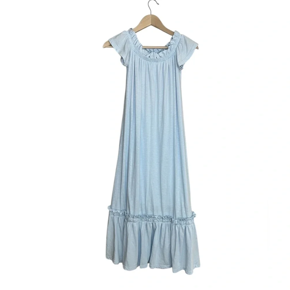 Sundry Sun Kissed Off the Shoulders Ruffle Midi dress - Picture 8 of 13
